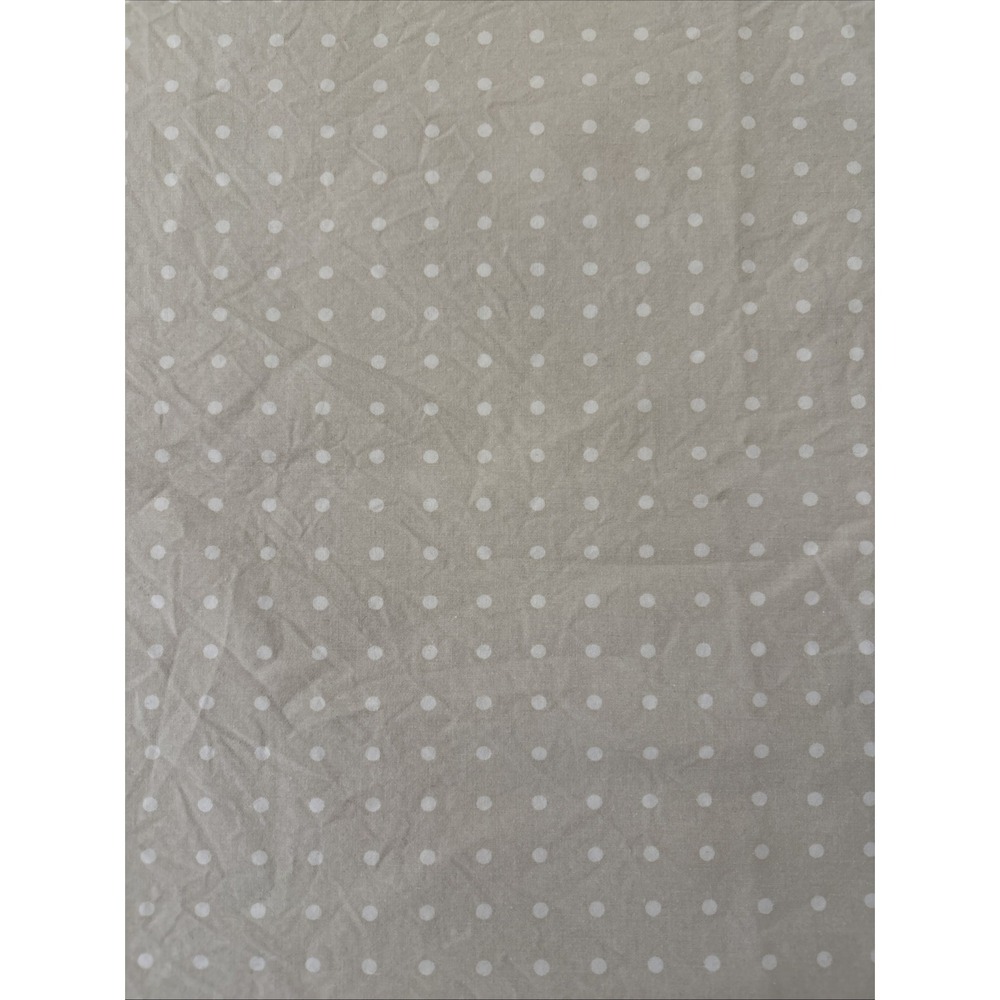 RALPH LAUREN Pillow Case‎ Set Of 2 cotton  standard  Beige white  Polka Dot